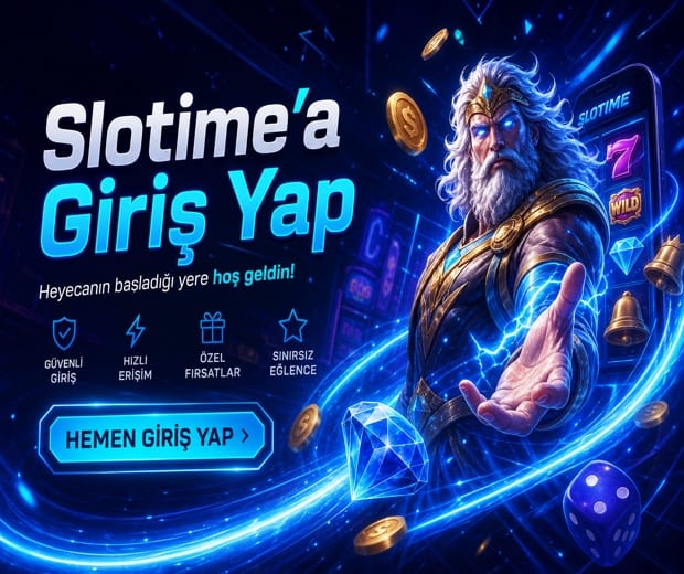 Slotime online oyun platformu tanıtım görseli