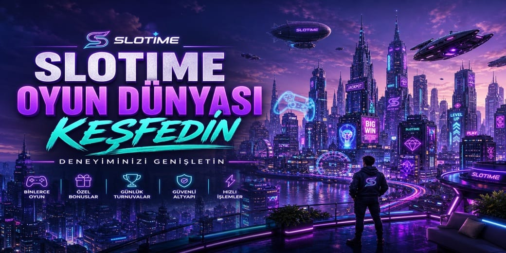 Slotime oyun dünyası kapak görseli